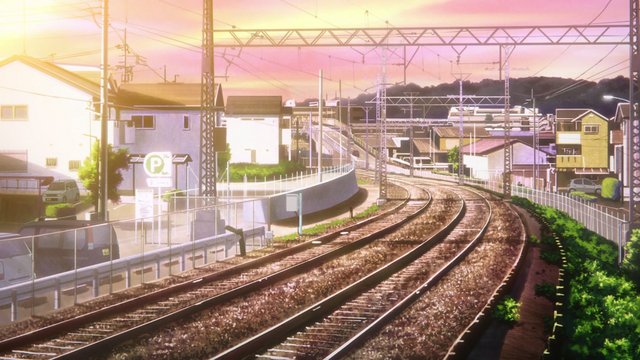 Inside Rokujizo Station at dusk